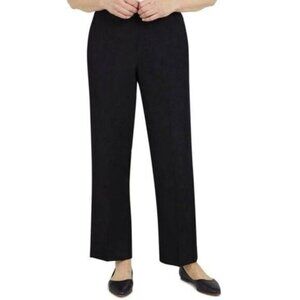 ALFRED DUNNER Battery Park Classic Fit Pull-on Pants Sz 10